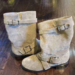 Women’s Vince Camuto Tan Suede Calf Boot